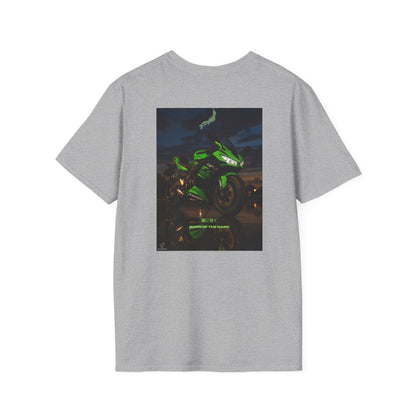 Unisex ZC6R Ninja Softstyle Motorcycle T-Shirt - Ride with Freedom & Style