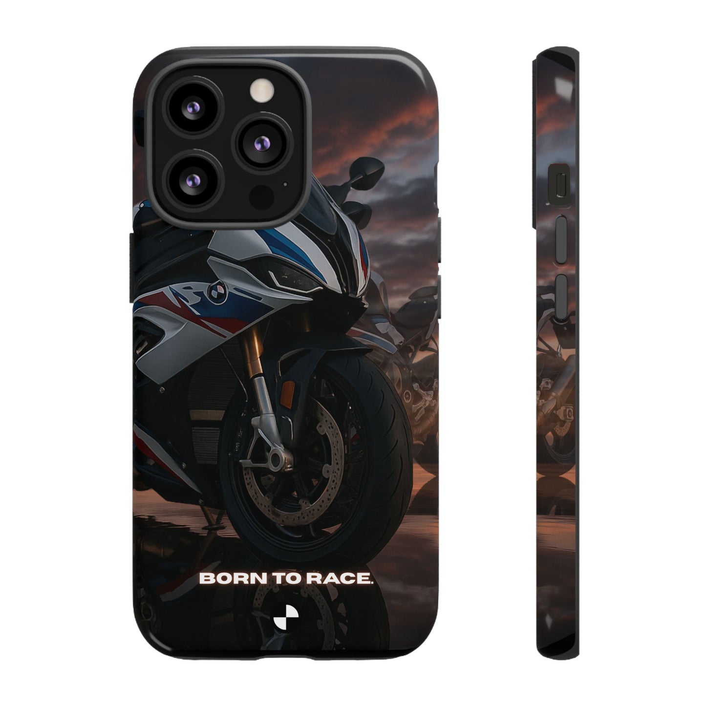 Coque de téléphone pour moto BMW – Design Born to Race