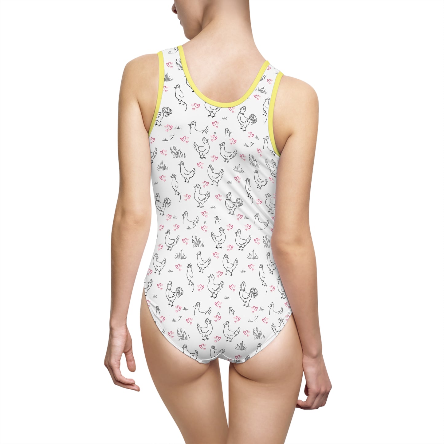 Chicken themed bathing suit