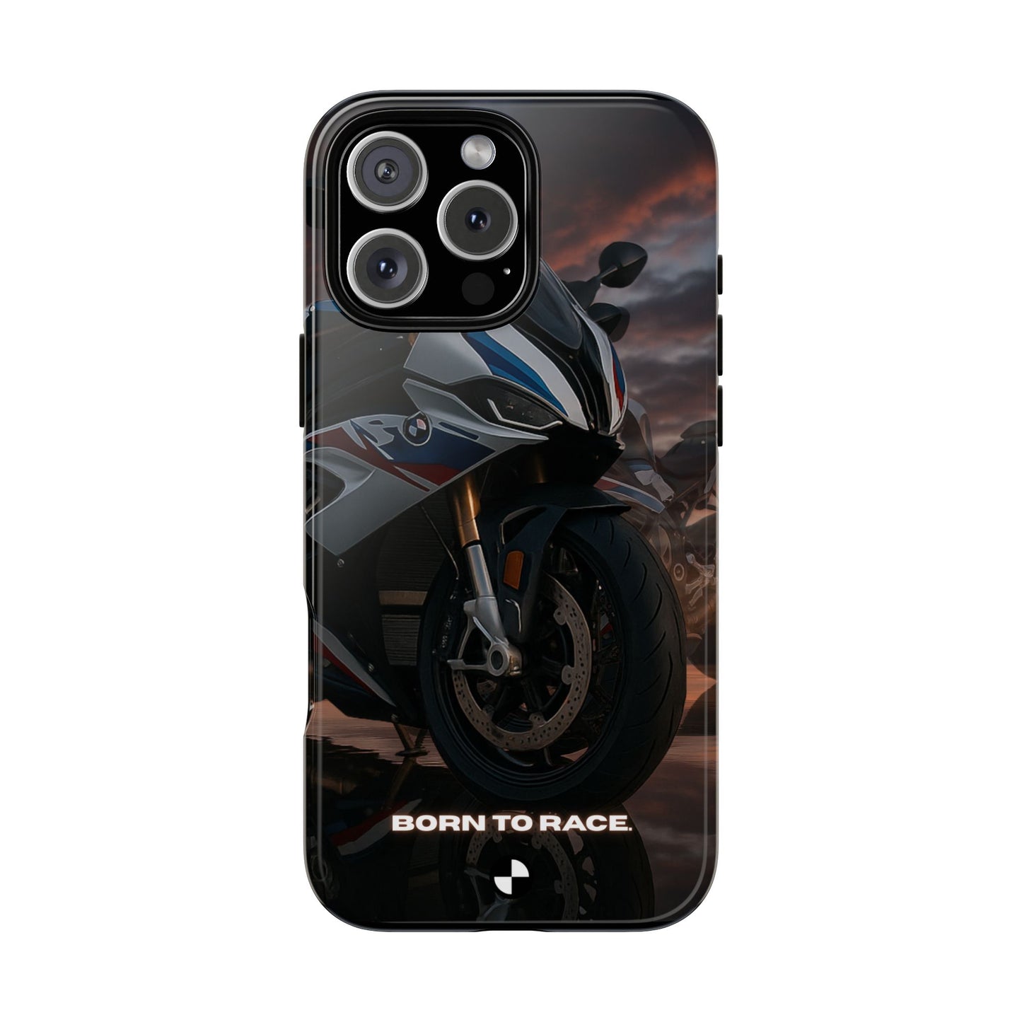 Coque de téléphone pour moto BMW – Design Born to Race