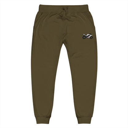 Bmw inspired Embroidered Unisex Fleece Sweatpants, Cozy Lounge Pants for Comfort, Casual Wear, Athleisure, Gifts, Everyday Style