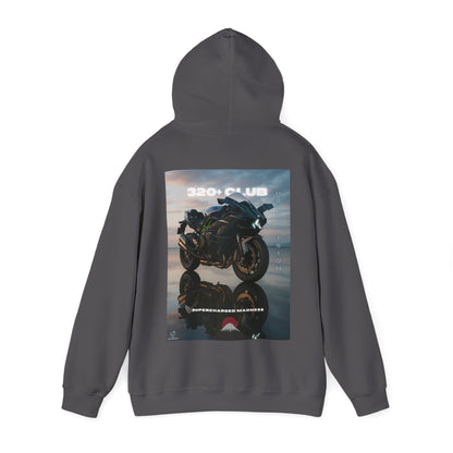 H2R Racing-Inspired Unisex Heavy Blend Hoodie with Graphic Art Design