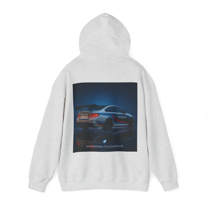 Engineered to Dominate Racing Hoodie - Unisex Heavy Blend Sweatshirt for Car Enthusiasts