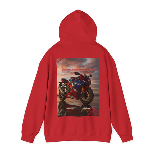 Fireblade Unisex Heavy Blend™ Motorcycle Sweatshirt - Retro Bike Design