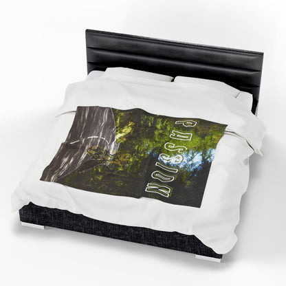 Passion Velveteen Plush Blanket, Cozy Throw Blanket, Gift for Nature Lovers, Home Decor, Warm Bed Accessory