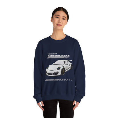 Timeless Performance Sweatshirt, Racing Apparel, Car Enthusiast Gift, Unisex Crewneck, Automotive Style, Gift for Him