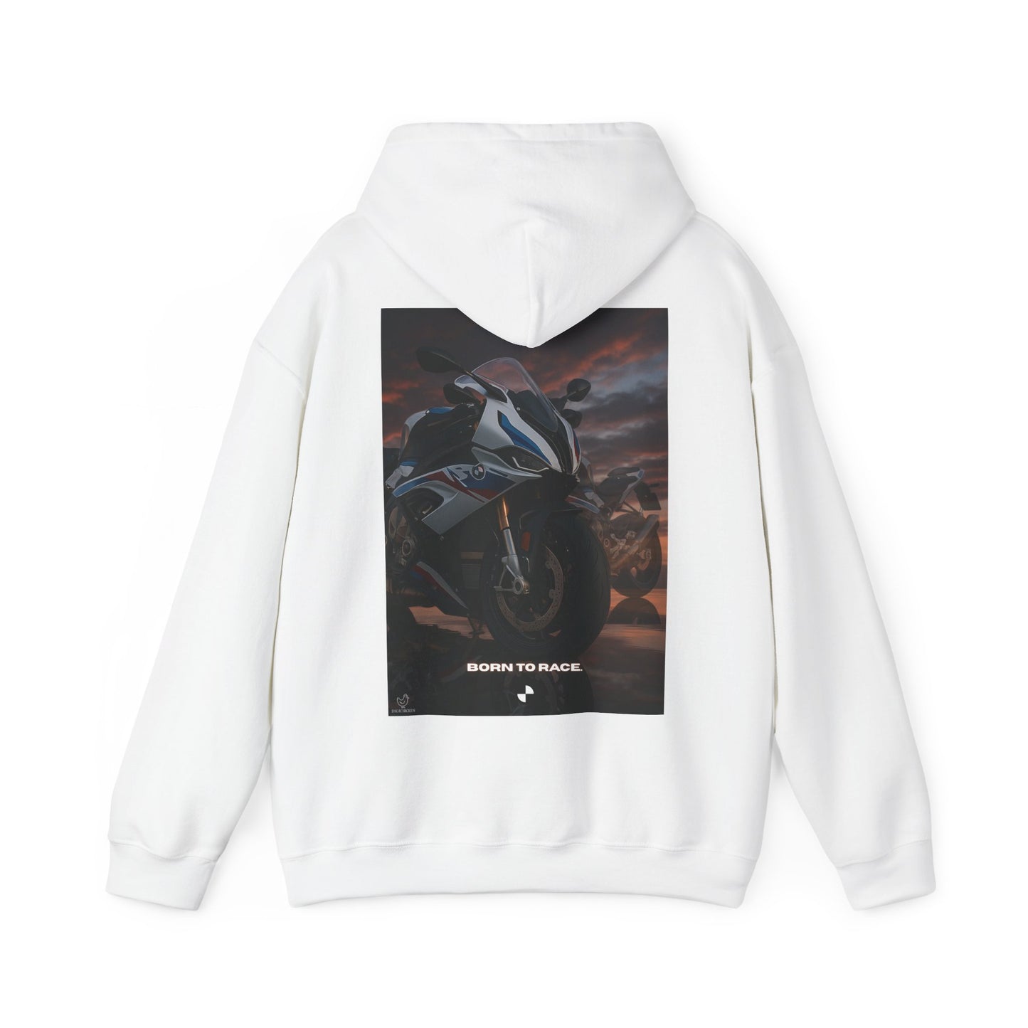 s1000rr Born to Race Unisex Heavy Blend Hoodie - Ideal for Motorcycle Enthusiasts