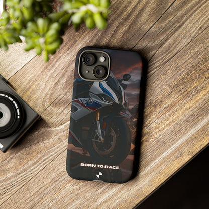 Coque de téléphone pour moto BMW – Design Born to Race