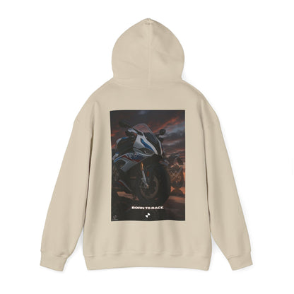 s1000rr Born to Race Unisex Heavy Blend Hoodie - Ideal for Motorcycle Enthusiasts