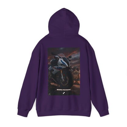 s1000rr Born to Race Unisex Heavy Blend Hoodie - Ideal for Motorcycle Enthusiasts