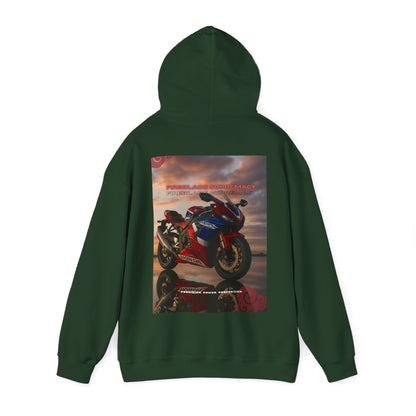 Fireblade Unisex Heavy Blend™ Motorcycle Sweatshirt - Retro Bike Design