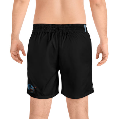 Sporty Audi Men's Mid-Length Swim Shorts - Perfect for Beach Days & Racing Enthusiasts