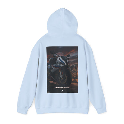 s1000rr Born to Race Unisex Heavy Blend Hoodie - Ideal for Motorcycle Enthusiasts