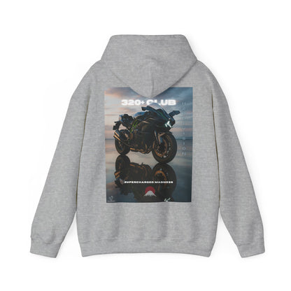 H2R Racing-Inspired Unisex Heavy Blend Hoodie with Graphic Art Design