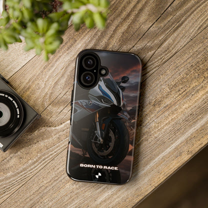Coque de téléphone pour moto BMW – Design Born to Race