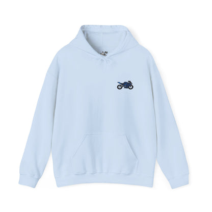 Yamaha inspired Embroidery Minimalist Graphic Hoodie for Casual Style