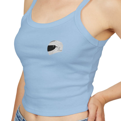 Racing Inspired Women's Spaghetti Strap Tank Top - Perfect for Bikers & Motor Enthusiasts