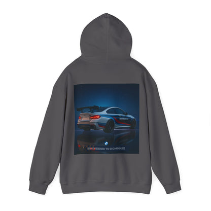 Engineered to Dominate Racing Hoodie - Unisex Heavy Blend Sweatshirt for Car Enthusiasts