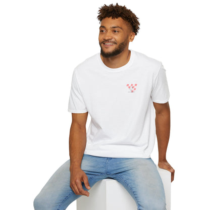 Neon Motorcycle Unisex Softstyle T-Shirt - Streetwear Vibes, Perfect Gift for Bike Enthusiasts
