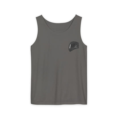 Zx6r Backprint Nice Custom Motorcycle Graphic Tank Top - Unisex Garment-Dyed