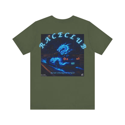Blue Dragon Race Club Unisex Jersey Tee - Perfect Gift for Car Enthusiasts