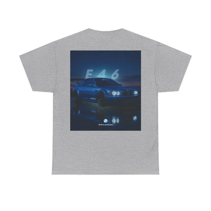 T-shirt graphique E46 Racing - Cadeau pour passionné d'automobile, T-shirt de course, Vêtements de sport automobile, Haut pour amoureux de voitures, Vêtements automobiles