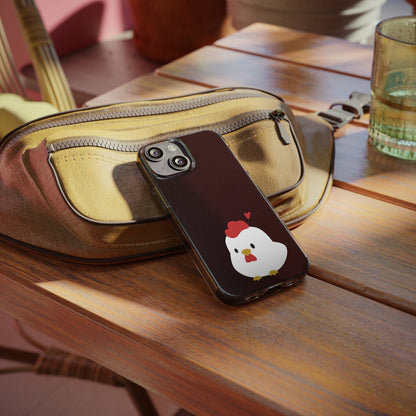 Cute Chicken Soft Phone Case, Animal Phone Cover for Farm Lovers, Gifts for Her, Cute Smartphone Accessory, Chicken Lover Gift