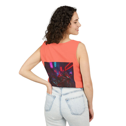 650r Backprint Cool Motorcycle Graphic Tank Top - Unisex Garment-Dyed