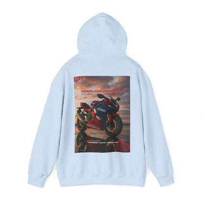 Fireblade Unisex Heavy Blend™ Motorcycle Sweatshirt - Retro Bike Design