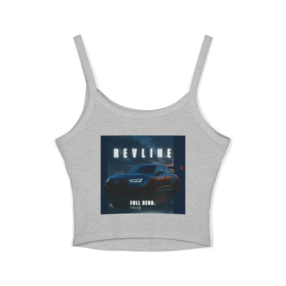 Audi Racing Inspired Backprint Spaghetti Strap Tank Top