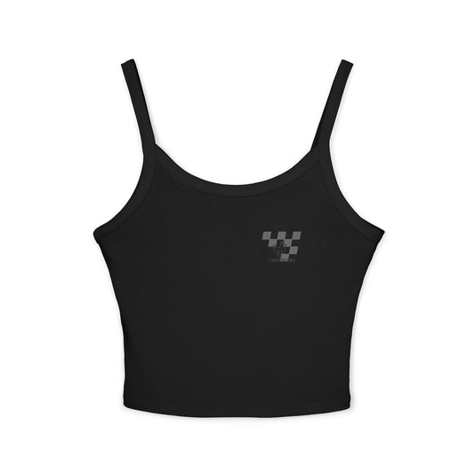 Benz Graphic Women's Spaghetti Strap Tank Top - Stylish Automotive Apparel