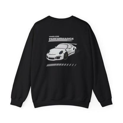 Timeless Performance Sweatshirt, Racing Apparel, Car Enthusiast Gift, Unisex Crewneck, Automotive Style, Gift for Him
