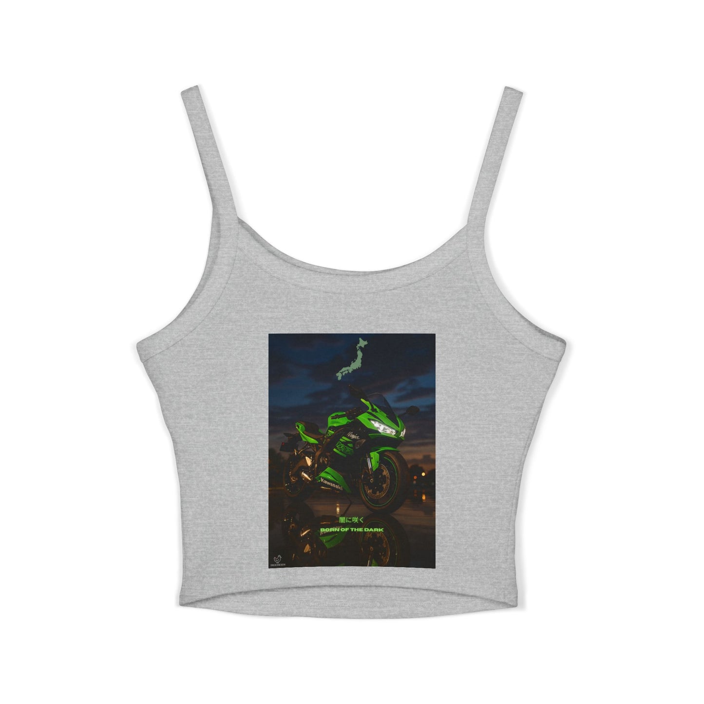 Zx6r Motorcycle Lover's Spaghetti Strap Tank Top | Perfect for Riders & Summer Adventures