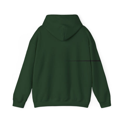 Green Motorcycle Embroidery Modern Minimalist Hoodie - Stylish Unisex Heavy Blend™ Sweatshirt with Graphic Design