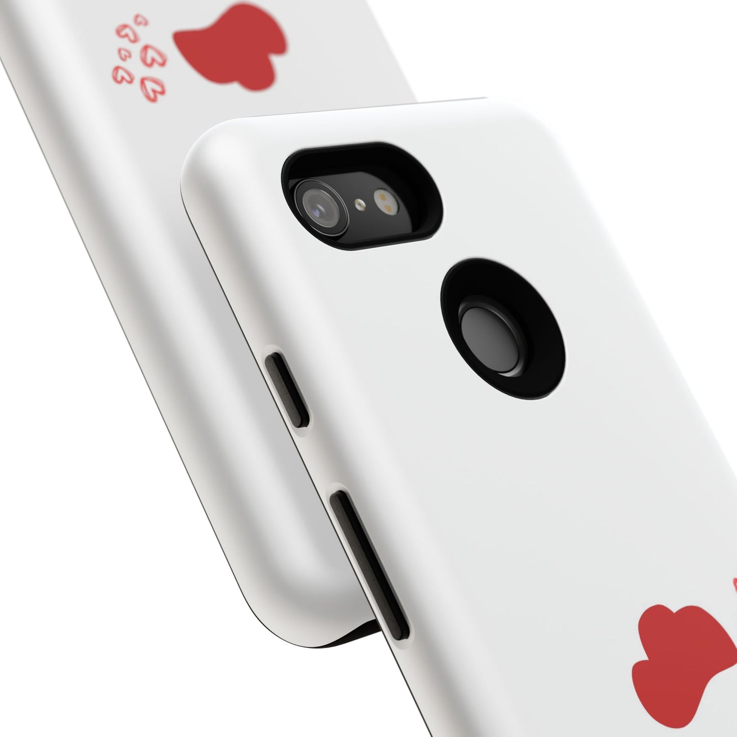 Cute Chicken Phone Case, Tough Cases for Animal Lovers, Valentine's Gift, Farmhouse Decor, Unique Mobile Accessories, Heart Design