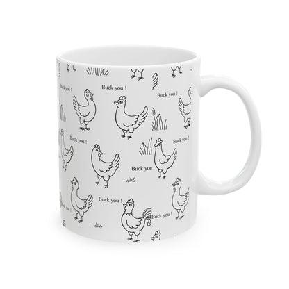 Buck you! Becher