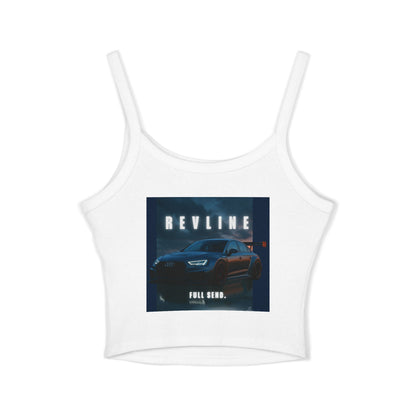 Audi Racing Inspired Backprint Spaghetti Strap Tank Top