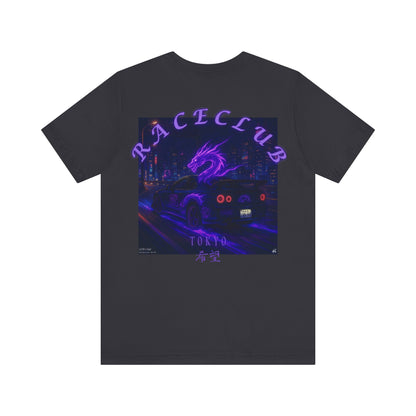 Tokyo Race Club Tee - Retro Japanese Car Art, Unisex Streetwear, Anime Inspired Shirt, Perfect for Car Lovers, Gift for Drivers
