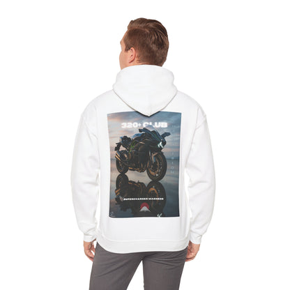 H2R Racing-Inspired Unisex Heavy Blend Hoodie with Graphic Art Design