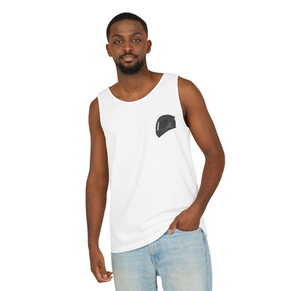650r Backprint Cool Motorcycle Graphic Tank Top - Unisex Garment-Dyed