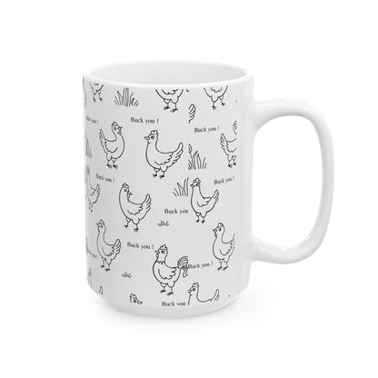 Buck you! Becher