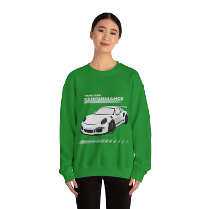 Timeless Performance Sweatshirt, Racing Apparel, Car Enthusiast Gift, Unisex Crewneck, Automotive Style, Gift for Him