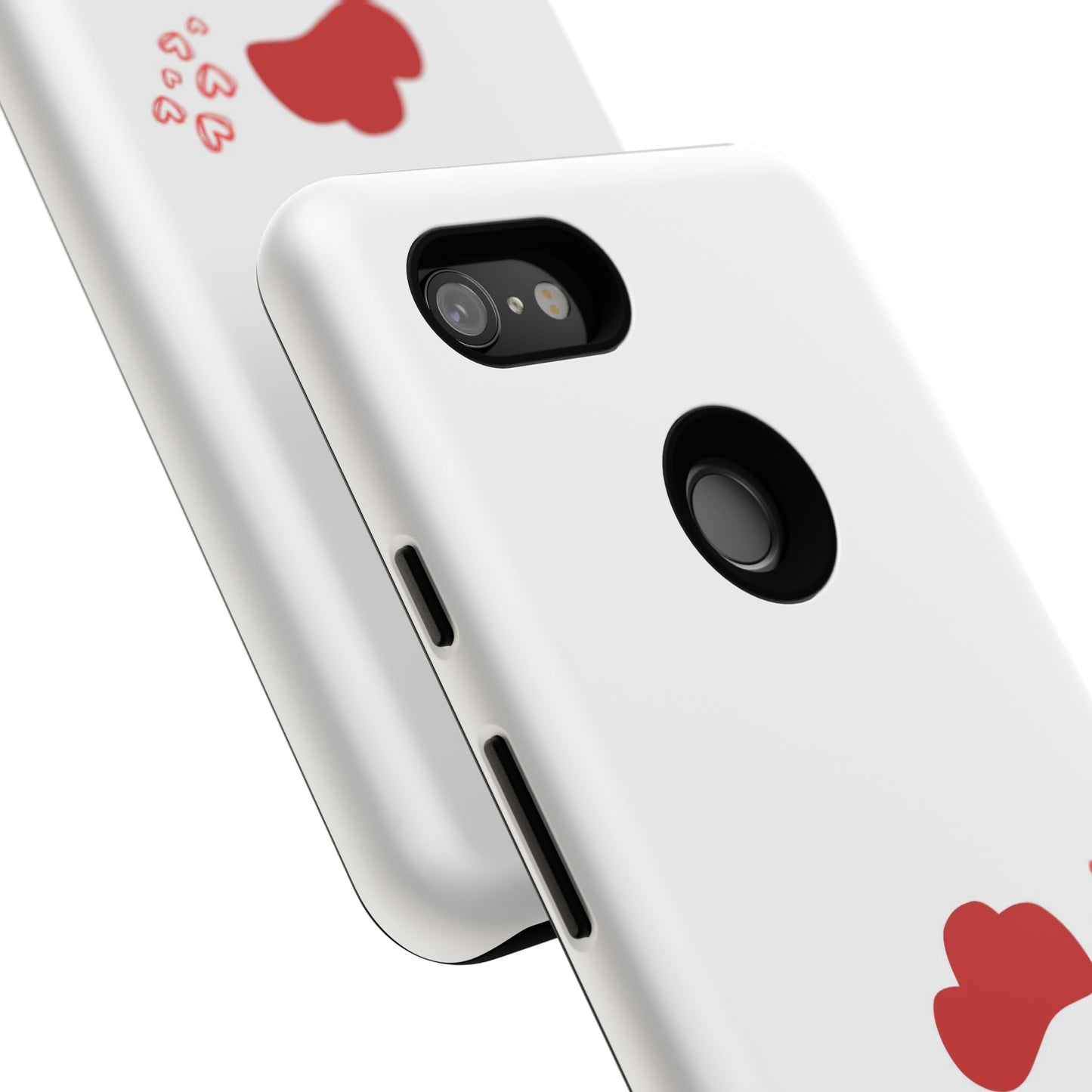 Cute Chicken Phone Case, Tough Cases for Animal Lovers, Valentine's Gift, Farmhouse Decor, Unique Mobile Accessories, Heart Design