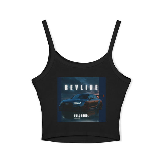 Audi Racing Inspired Backprint Spaghetti Strap Tank Top