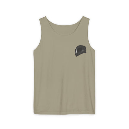 Zx6r Backprint Nice Custom Motorcycle Graphic Tank Top - Unisex Garment-Dyed