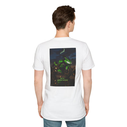 Unisex ZC6R Ninja Softstyle Motorcycle T-Shirt - Ride with Freedom & Style