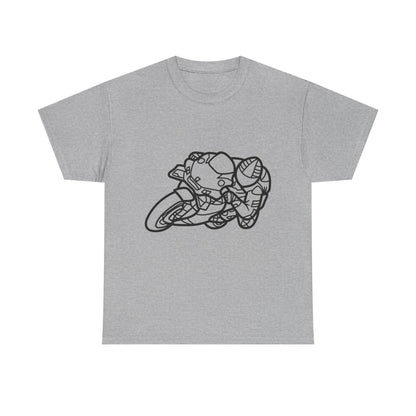 Motorcycle Adventure Tee - Shift and Go, Unisex Heavy Cotton T-Shirt, Biker Gift, Casual Wear, Motorbike Lover Apparel, Ride in Style