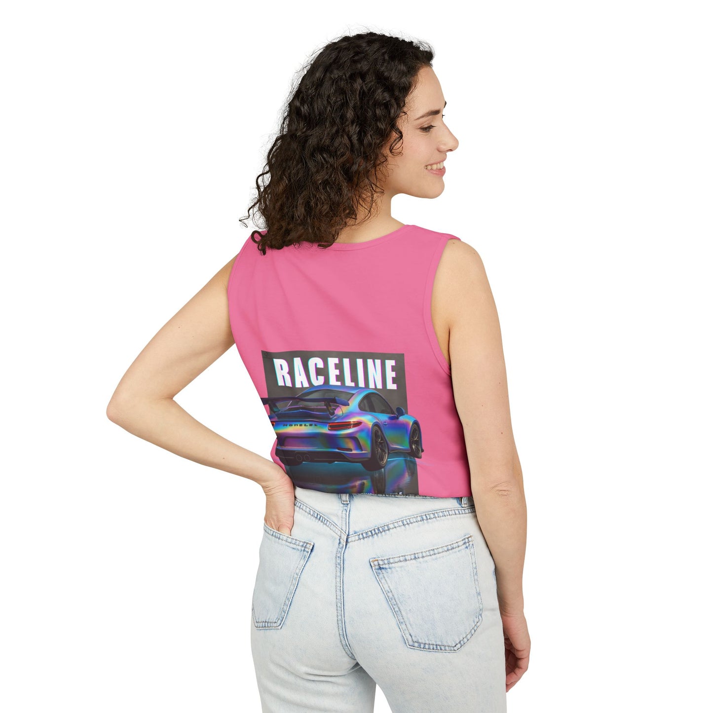 Raceline Holo Inspired Car - Unisex Garment-Dyed Tank Top