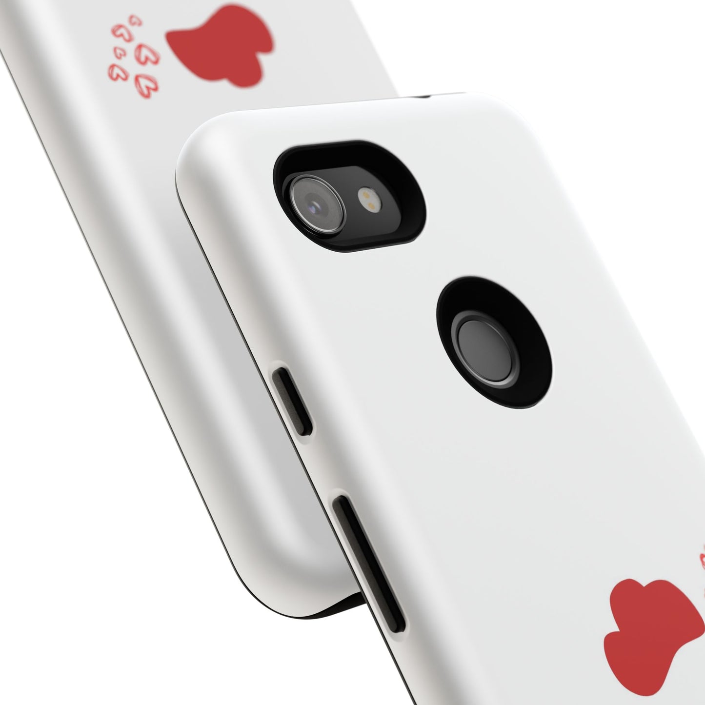 Cute Chicken Phone Case, Tough Cases for Animal Lovers, Valentine's Gift, Farmhouse Decor, Unique Mobile Accessories, Heart Design