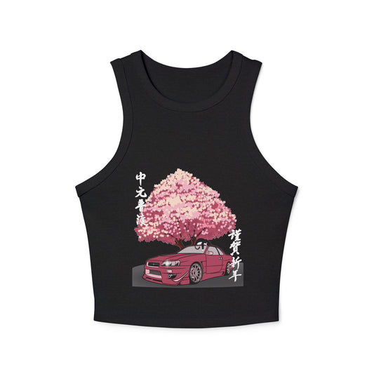 Tokyo Powered Racer Tank Top, Cool Summer Tee, Racing Apparel, Japanese Car Enthusiast Gift, Streetwear Fashion